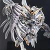 GL MGSD Wing Zero EW Snow White Version Angel Feather Drop Mech Assembly Model Kit Action Figure Desktop Decoration Doll Boy Toy