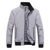 Men's Plus Size Spring & Autumn Casual Business Jacket with Stand Collar