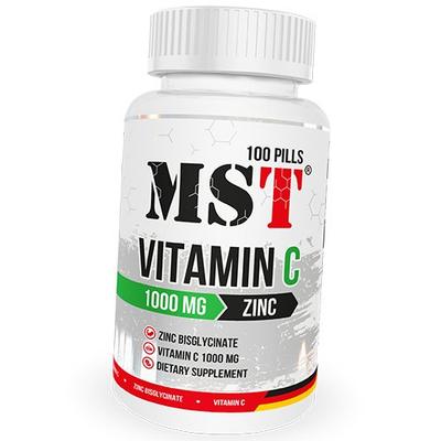 Vitamin C with Zinc, Vitamin C + Zinc Сhelate, 100 Tabs (36288010)