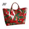 Christmas Theme Travel Bag PVC Tote for Women, Waterproof Spacious Plastic Handbag, Holiday Seasonal Handbag Large Top Handle Shopping, Beach, Travel,