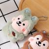 PP Cotton Squirrel Plush Keychain Squirrel Cartoon Plush Toys Penguin Plush Doll  Bag Decoration