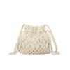 Woven Straw Bag Women's Summer Versatile New Fashion Niche Messenger Bucket Bag Seaside Beach Bag