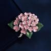 Kugelblumen-Brosche - Personalisierte Design für Damen, Dreidimensionale Blumenbrosche, Exquisites Blumen-Anstecknadel