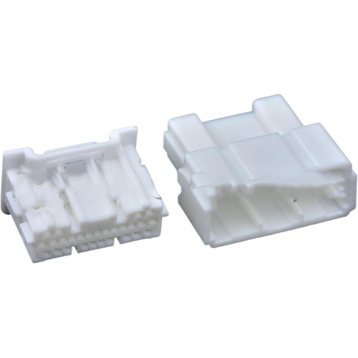 27 Pin Automotive Connectors Car ECU Computer Module Plug With Pins 90980-12B77 2229101-1 2229101-6(Female male with Pin) 1 Pcs