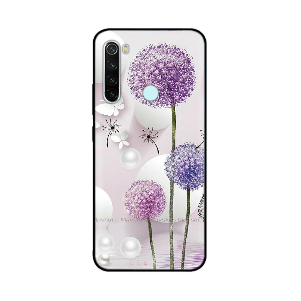 Per Xiaomi Redmi Note 8T Custodia Fantasia Protezione Completa Morbido Silicone Liquido Cover Cartone Animato per Redmi Note 8T Note8T Guscio Fundas