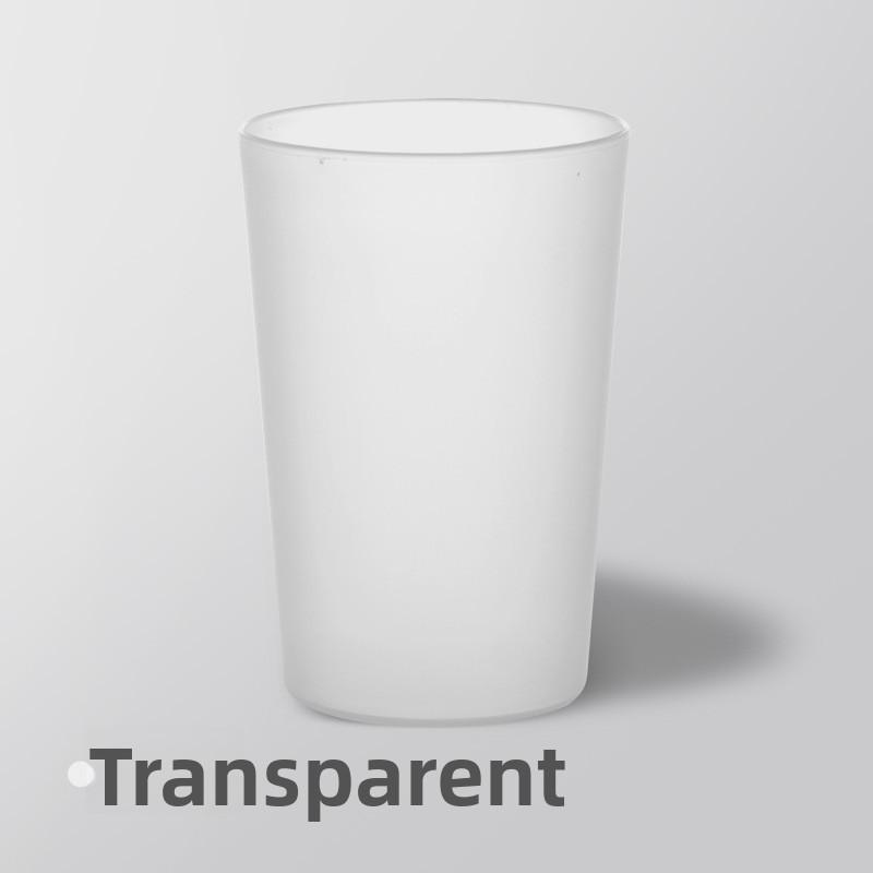 

Простые модные бытовые однотонные парные стаканчики для полоскания рта 301-400ml прозрачный
