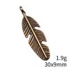 NewArrivals Charms Jewerly Making Feathers Leaf Charms Pendant Ornaments For Home Car Pendant