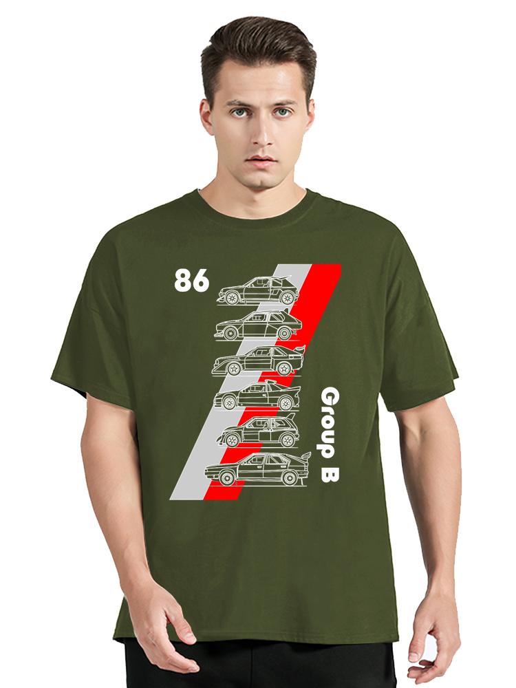 

86 Group B Legends Rally Cars T-shirt Funny Men s Clothing Hip Hop Tshirt Summer Fashion Casual Streetwear Tops Cotton T Shirt 4XL