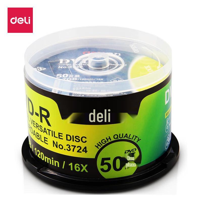 Пустые DVD-R диски Deli 3724