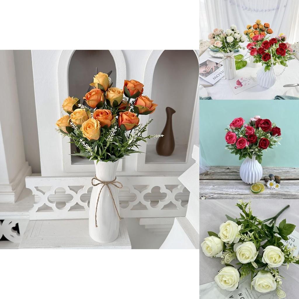 Elegant Rose Artificial Flowers For Wedding Table Decorations And Home Ambiance