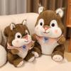 Cartoon Squirrel Plush Toy With Soft Pp Cotton Filling For Childrens Sleep Pillow Gift
