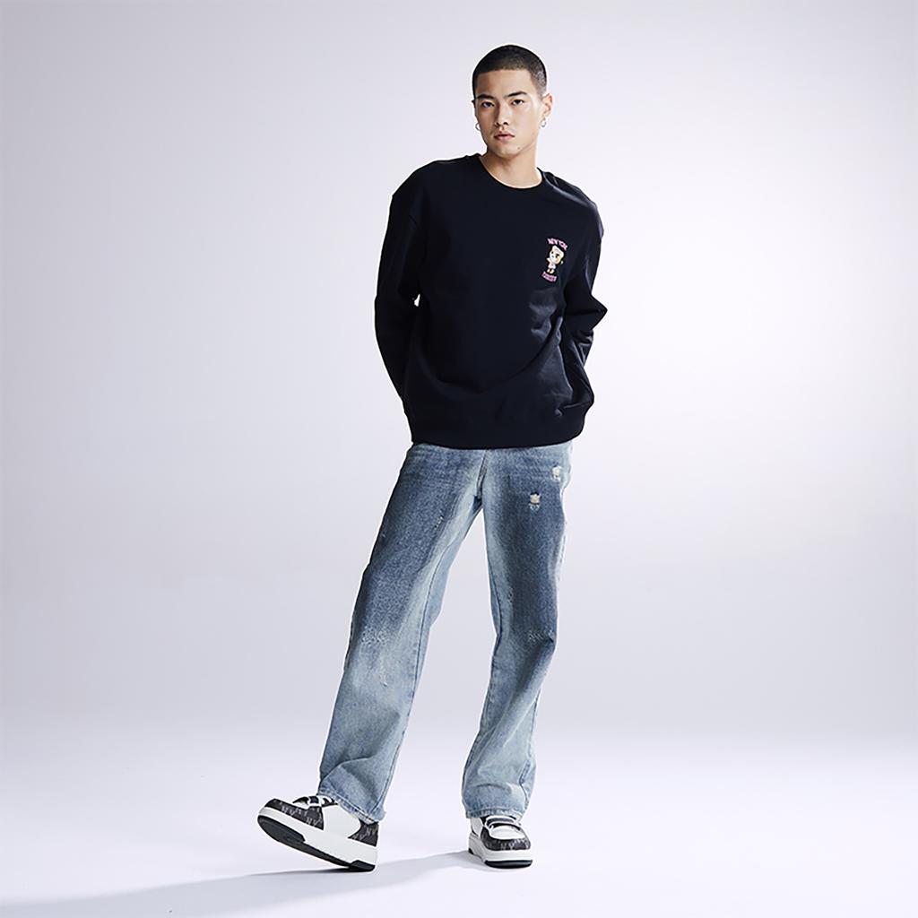 New MLB New York Yankees Sweatshirts Unisex Black 3AMTE0134-50BKS