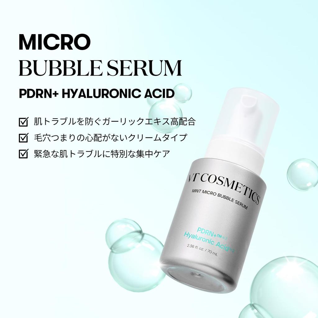VTCOSMETICS Blasen-Serum mit Hyaluronsäure (PDRN) Für Feuchtigkeit und Straffung, Koreanische Kosmetik (1. HYALUROUNIC + PDRN)