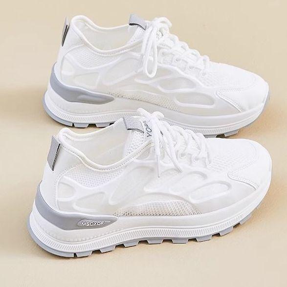 Mesh summer German training shoes women's 2025 new thin breathable lightweight versatile casual sports shoes Forrest Gump dad shoes