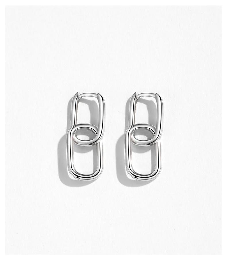 925 Silver Korean Irregularity Earrings Exquisite Semale Sexy Jewelry Gift Designer Jewelry
