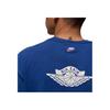 Jordan Air SS25 Rare WSH SS Crew Fashion Comfortable Versatile Soft Short Sleeve T-Shirt Men T-Shirts Blue IB3131485