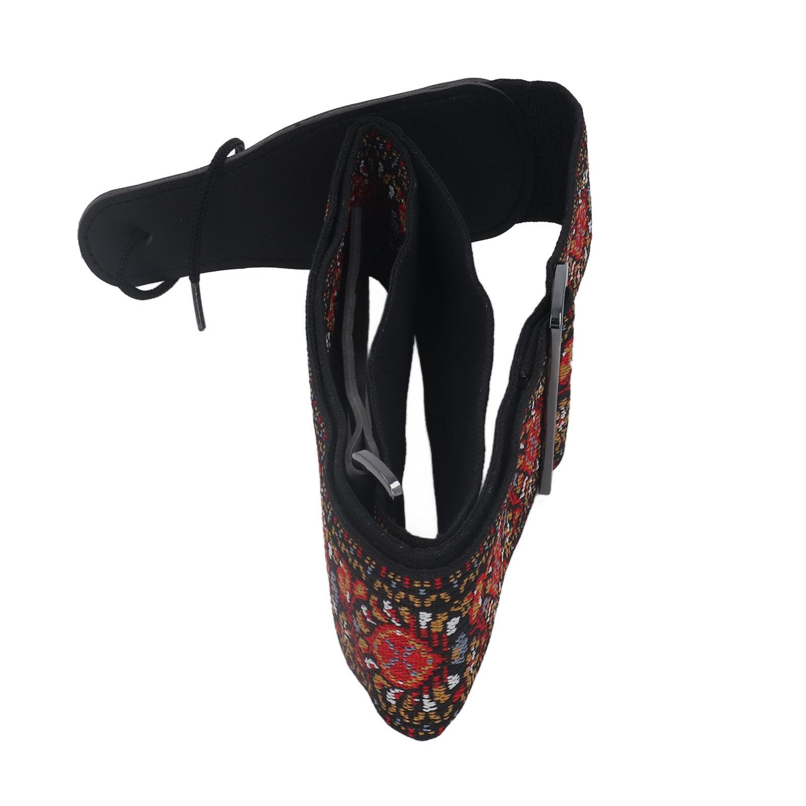 

Вышитый гитарный ремень Универсальный более широкий Прочный нейлоновый Винтажный плетеный гитарный ремень для бас-гитары