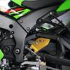 LEDISHUN Footpeg Heel Plate Guard Protector for Kawasaki Ninja ZX-10R 2011-2024 (Green)