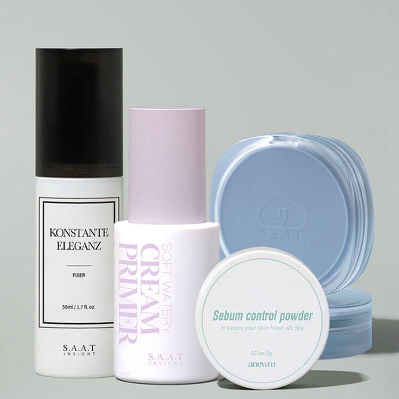 [Jat Insight] Perfect Glow Set of 4 (Fixer + Primer + Cushion + Powder) Pure 21