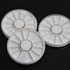 Nail Art Rhinestone Storage Box - 12-Grid Round Plate for Diamonds & Accessories