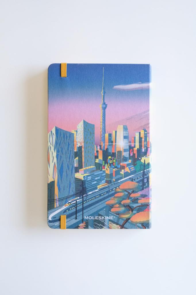 Moleskine Notebook, Japan Limited Edition "I Am Tokyo," Hardcover, Large Size, Horizontally Ruled, LEQP060IAMTOK