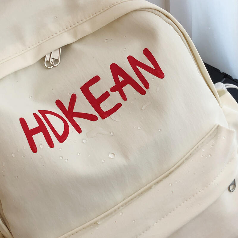 Senior High School Large Capacity Schoolbag Women's Letter Backpack