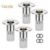 1/2/4 Sets Leakage Stopper Stainless Steel Floor Drain Filter Bathroom Sink Stopper Drain Stopper Filter Bathtub Drain Hair Catcher
