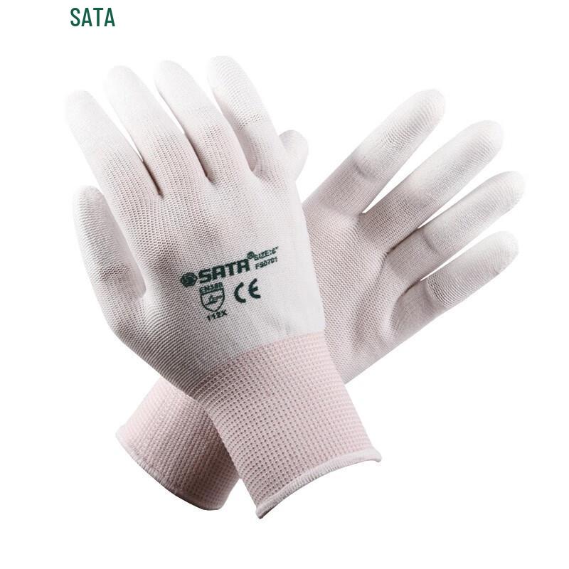 SATA FS0702 Перчатки с полиуретановым покрытием на пальцах 7