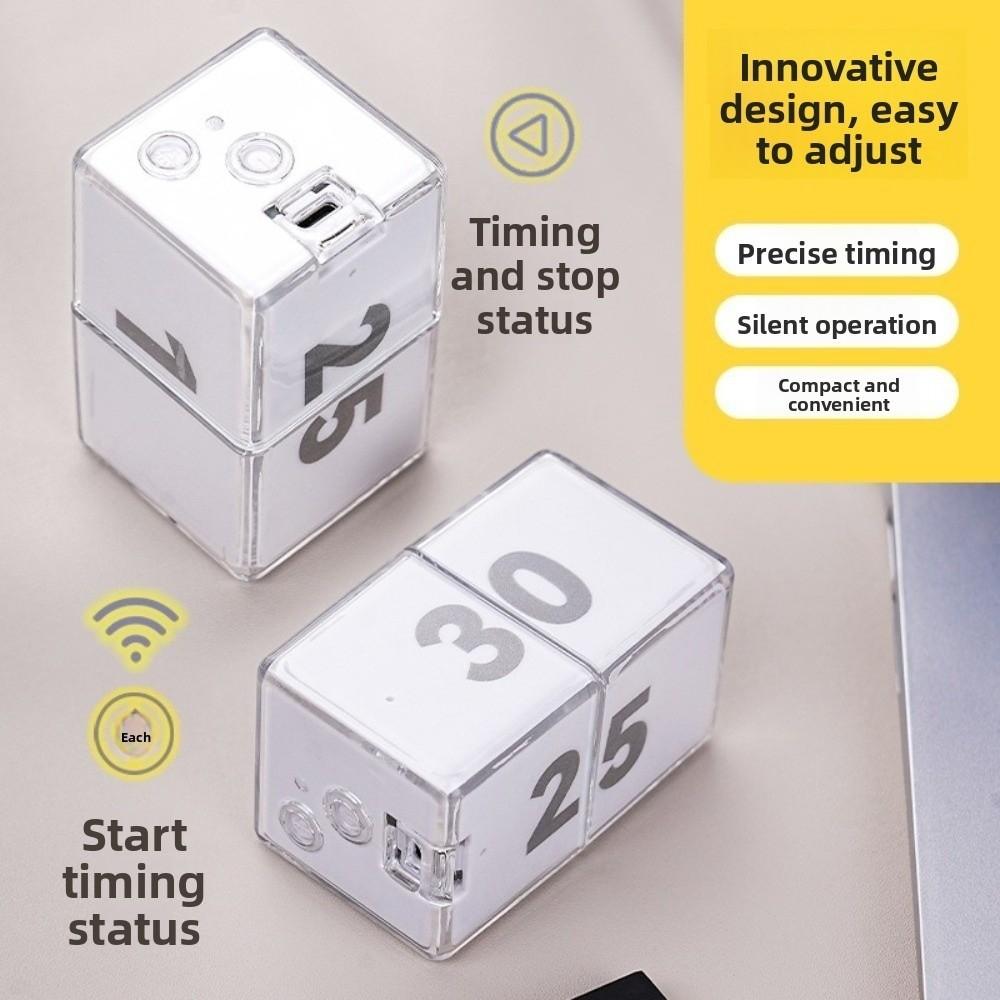 Self Discipline Cube Countdown  Timer Time Management Electronic Timer Kitchen Timer  Home Bedroom