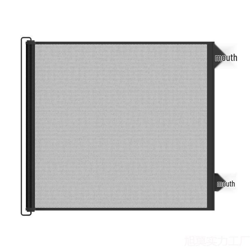 Pet Barrier: Retractable Anti-Cat Run-Out & Dog Gate Fence