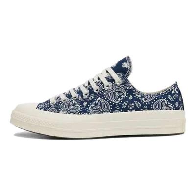 Chuck 70 Low Paisley Women Sneakers Blue Navy White A15751C