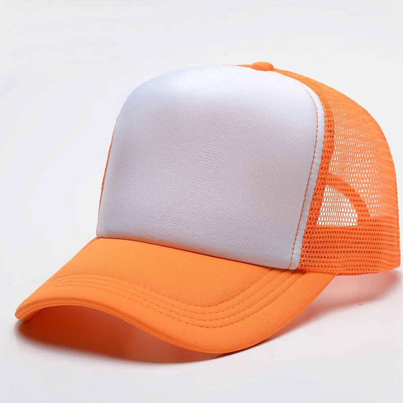 Truck Hat Sponge Mesh Hat Printed Logo Light Board Cap Sun Protection Breathable Sun Hat Sun Hat Embroidery