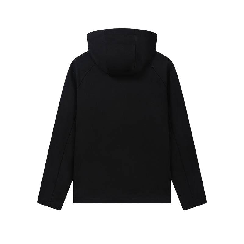 Men's FILA WHITE Jackets Men's Jet Black Hooded (Non-detachable) Moderate