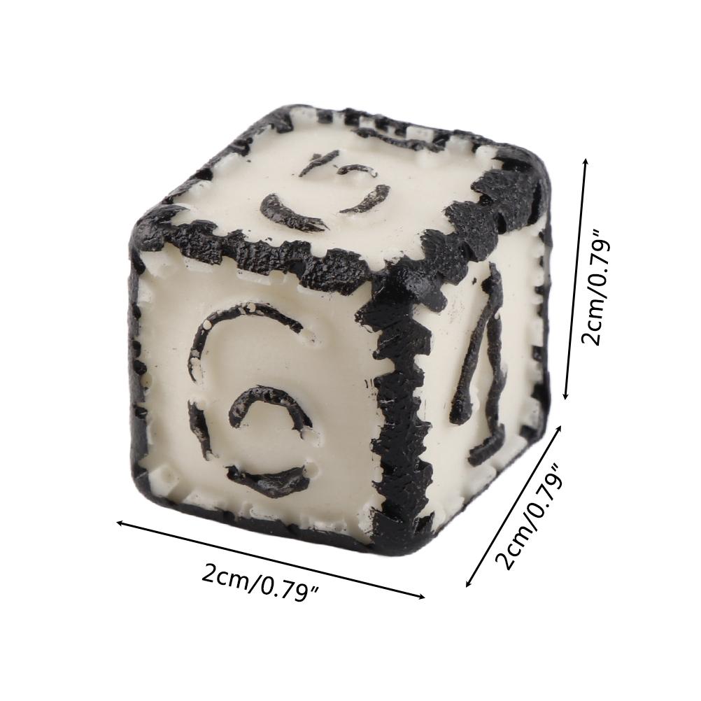 Dadi Scheletro Luminosi Dadi a 6 Facce Dadi Scheletro Vintage Lucenti al Buio Ornamento Decorativo