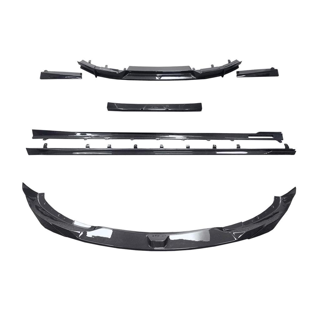 BMW IX Carbon Fiber Body Kit: FD Style Front Lip, Side Skirts, Rear Lip, Rear Bumper Corners, Roof Spoiler.