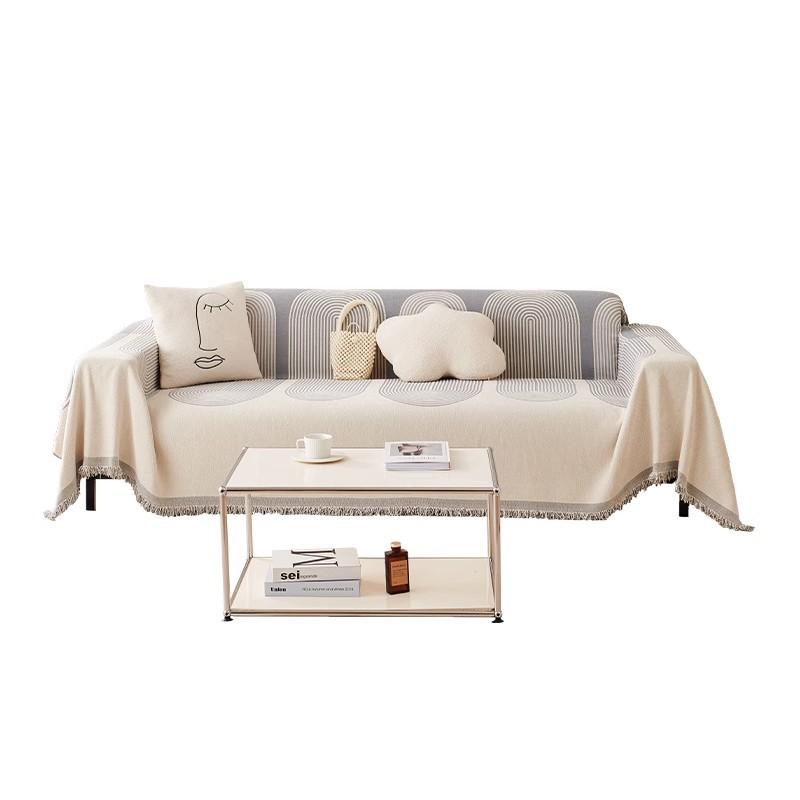 Retro Sofa Towel Anti-cat Scratch Full Cover Sofa Cover Sofa Cushion Cover