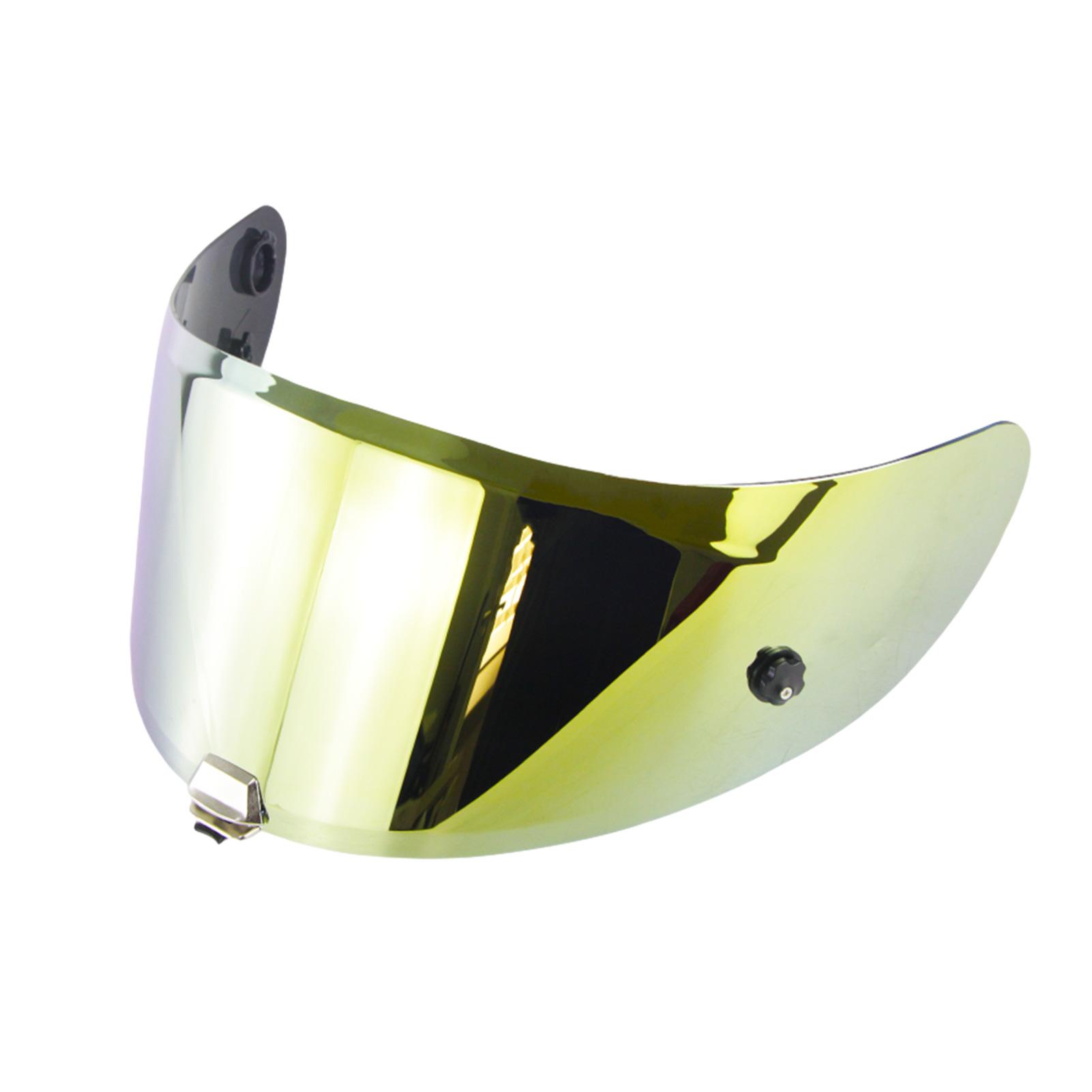 

Мотоциклетный визор Защита от царапин Ветровое стекло Линза шлема Визор Полнолицевой Подходит для HJC RPHA11 И RPHA70 Ночное видение золотой