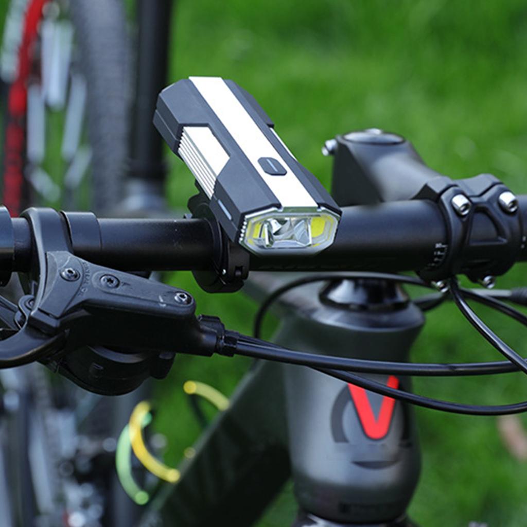 Wasserdichte Rennrad-Frontlampe Leistungsstarker Fahrrad-Frontscheinwerfer USB-aufladbares Fahrradlicht Einfach zu installieren