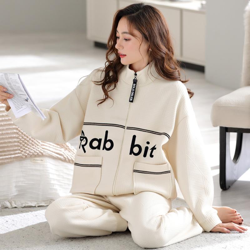 

Парные пижамы Женские Осенне-зимние Утолщенные из Чистого Хлопка с Длинным Рукавом Красный Воздушный Хлопок Прослойка Домашняя одежда Мужской Тонкий Хлопковый Костюм с Подкладкой 3XL