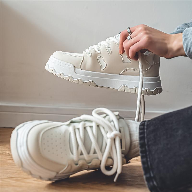 39-45 Fashion White Classic Sneakers Men Shoes Tenis Masculino Platform Board Shoes for Boy Luxus Designer Shoes Free Shipping