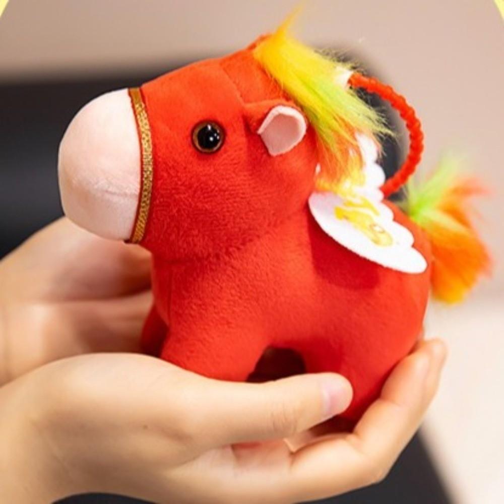 Stuffed Animal Little Horse Plush Toys 2026 Horse Year Zodiac Horse Doll  New Year Festival