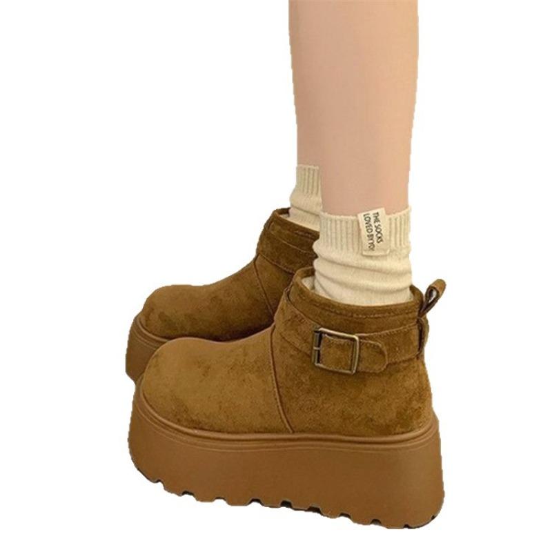 High-top Snow Boots for Women, Thickly Padded and Reinforced, Short Boots, New Style Cotton Shoes