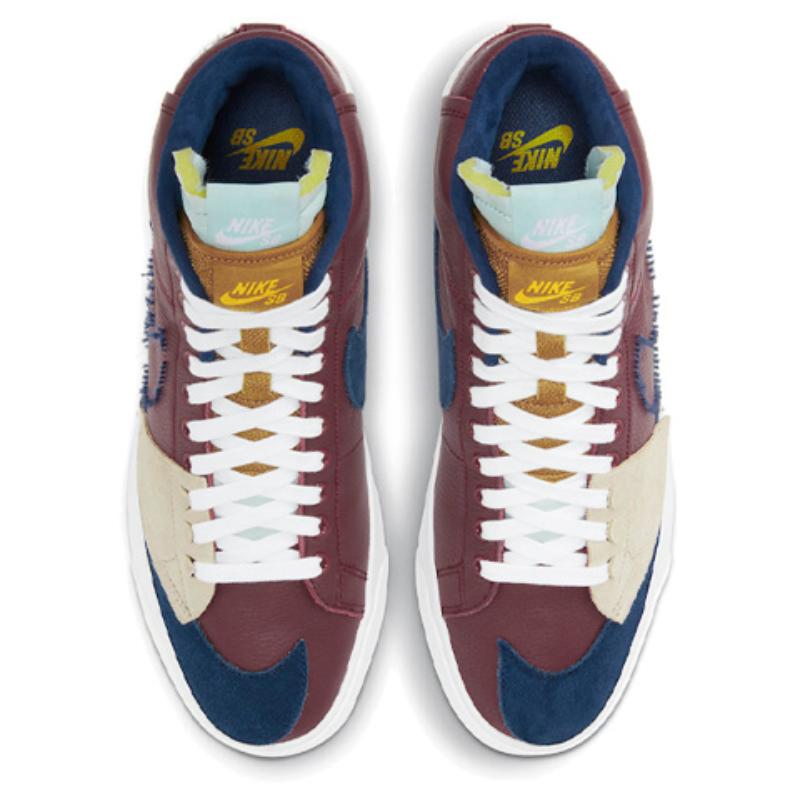 Nike Zoom Blazer Mid Edge Sb 'Team Red Navy' Sneakers Casual DA2189-600