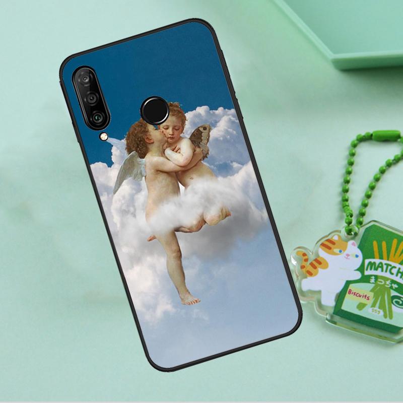 Renaissance Angels In Sky For Huawei Nova Y90 Y70 Y60 Y61 Y91 Y72 9 10 SE 12i 12s 11i 5T P60 Pro P20 P30 P40 Lite Case