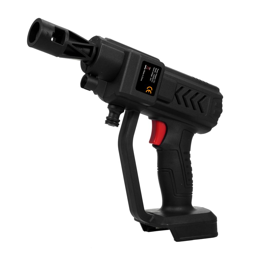 Ręczna myjka ciśnieniowa Przenośny mocny pistolet do mycia samochodu 21 V 2 szt. Akumulator 1500 * 5 mAh