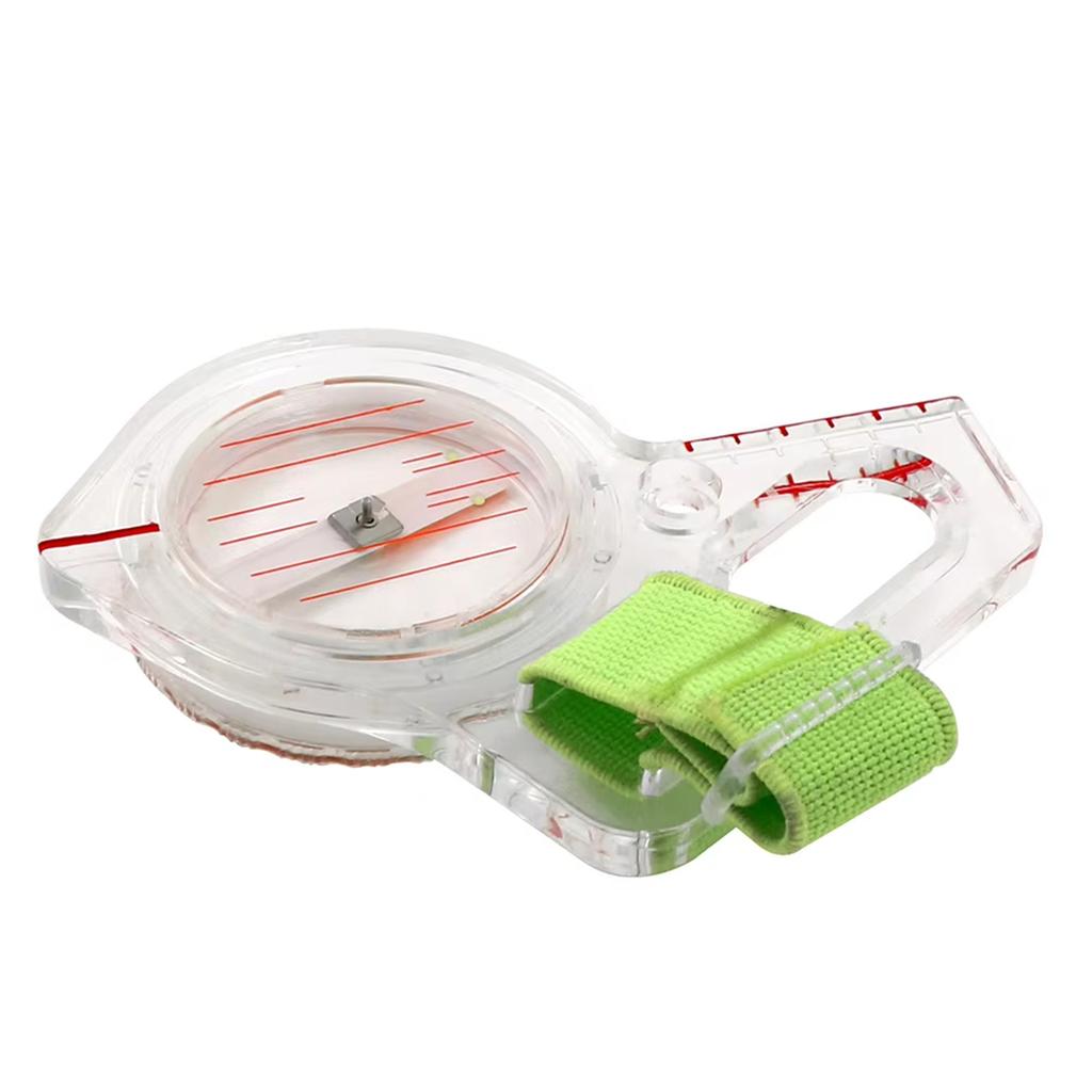 Multifunctional Thumb Compass Navigation Compass Map Ruler Compass Exploring Hiking Map Reading Orienteering Compass