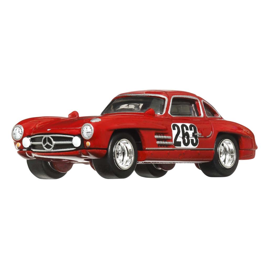 Hot Wheels Car Culture Jay Leno Garage 300 SL 3 and HCK07 Red - Mercedes-Benz [Ages up]