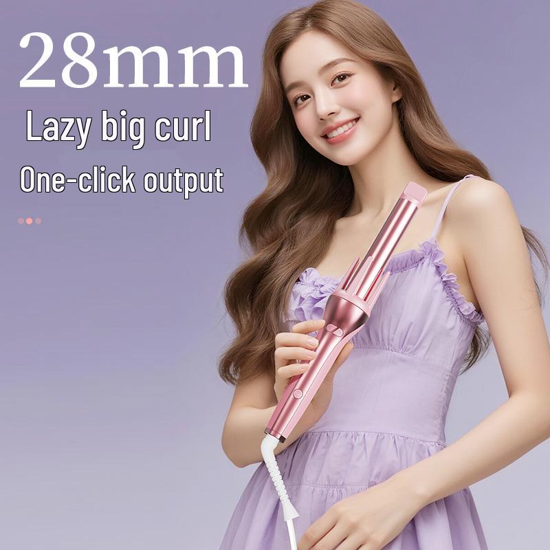 

28MM Automatic Curling Iron - Long-Lasting, No Hair Damage, Korean Style Large Curls, Multi-functional for Dorm Room Use CN Plug