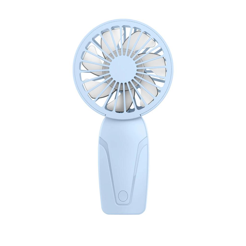 Summer Handheld Small Fan ABS Lightweight Cute Appearance USB Rechargeable Fan For On Go Cooling Portable Mini Pocket Fan