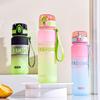 Water Bottle Student Plastic Straw Cup Large Capacity Portable High Value Summer Sports Kettle Plastic Bounce Cover Water Cup